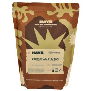 Kawa ziarnista HAYB Konesso Milk Blend 1kg - opinie w konesso.pl