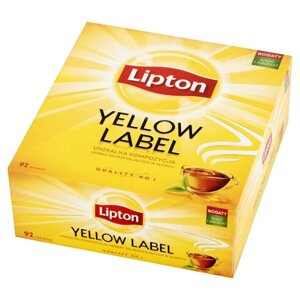 Herbata czarna Lipton Yellow Label 92x2g - opinie w konesso.pl