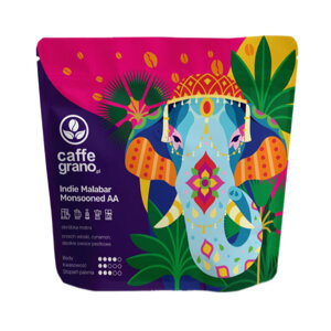 Kawa ziarnista Caffe Grano India Malabar Monsooned AA ESPRESSO 250g - opinie w konesso.pl