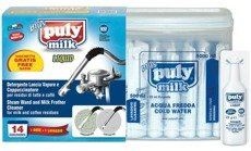 PULY MILK PLUS - Płyn do czyszczenia systemów mlecznych 14x25ml + pojemnik - opinie w konesso.pl