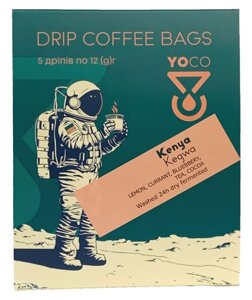 Drip-Bagi YoCo Coffee Kenya Kegwa 5x12g - opinie w konesso.pl