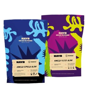 ZESTAW - Kawa ziarnista HAYB Konesso Filter Blend 250g + kawa ziarnista HAYB Konesso Espresso Blend 250g