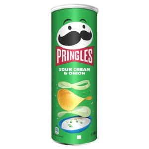 Chipsy Pringles Sour Cream & Onion 165g - opinie w konesso.pl