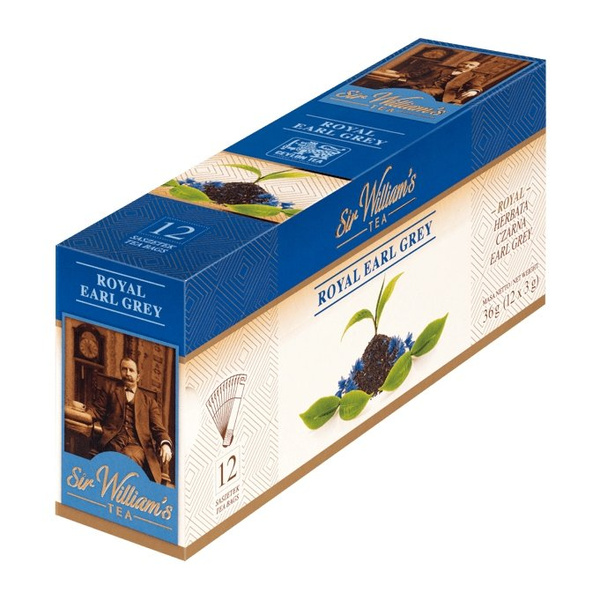 Czarna herbata Sir Williams Royal Taste Earl Grey 12x3g