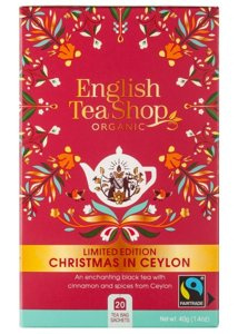 Herbata świąteczna English Tea Shop Christmas in Ceylon 20x2g - NIEDOSTĘPNY - opinie w konesso.pl