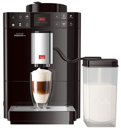 OUTLET 13883 - Ekspres do kawy Melitta F53/1-102 Caffeo Passione OT - czarny - opinie w konesso.pl