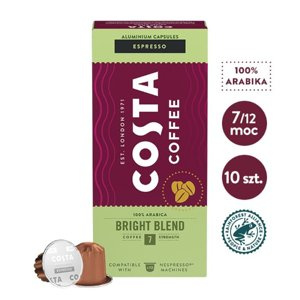 Kawa w kapsułkach Costa Coffee The Bright Blend kompatybilne z ekspresami Nespresso®* - 10 szt. - NIEDOSTĘPNY - opinie w konesso.pl