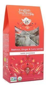 Owocowa herbata English Tea Shop Beetroot Ginger & Curry Leaves 15x2g - NIEDOSTĘPNY - opinie w konesso.pl