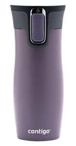 Kubek termiczny Contigo West Loop 2.0 DARK PLUM 470 ml  - Fioletowy - opinie w konesso.pl