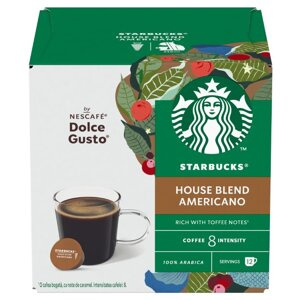 OUTLET - Kapsułki Nescafé Dolce Gusto STARBUCKS® Americano House Blend 12 sztuk - opinie w konesso.pl