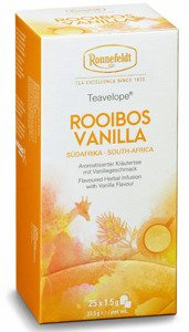 Ziołowa herbata Ronnefeldt Teavelope Rooibos Vanilla 25x1,5g - opinie w konesso.pl