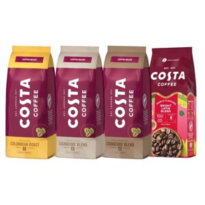 ZESTAW kaw ziarnistych Costa Coffee  4x500g