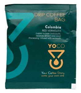 Drip Bag Coffee YoCo Coffee Colombia Red Vermouth 20x12g - opinie w konesso.pl