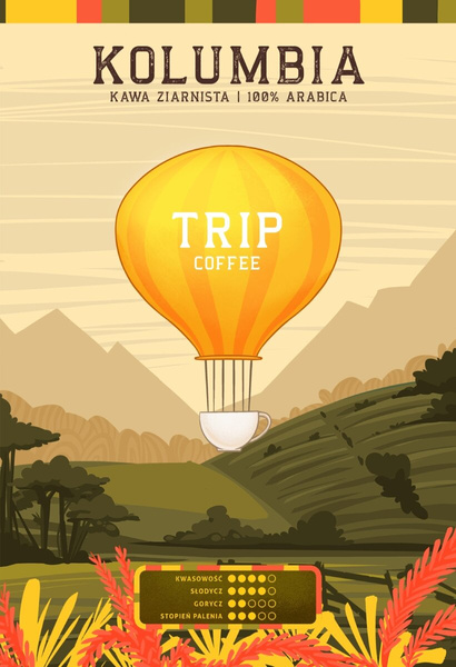 Kawa ziarnista Trip Coffee Kolumbia 1kg