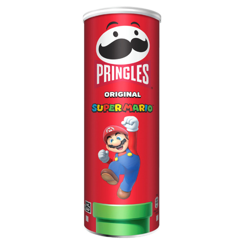 Chipsy Pringles Original Super Mario 165g - opinie w konesso.pl