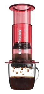 Zaparzacz do kawy AeroPress Clear - Czerwony - opinie w konesso.pl