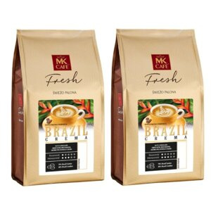 ZESTAW - Kawa ziarnista MK Cafe Fresh Brazil Crema 2x1kg