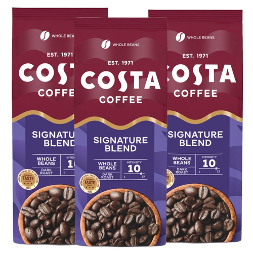 ZESTAW - Kawa ziarnista Costa Coffee Signature Blend Dark Roast 3x500g