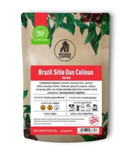 Kawa ziarnista Ingagi Coffee Brazil Sítio Das Colinas 250g - NIEDOSTEPNY - opinie w konesso.pl