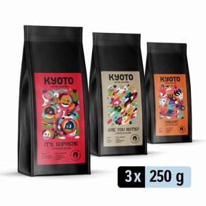 Zestaw degustacyjny KYOTO ESPRESSO II 3x250g - opinie w konesso.pl