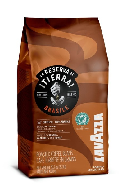 Kawa ziarnista Lavazza Tierra Brazil 100% Arabica 1kg