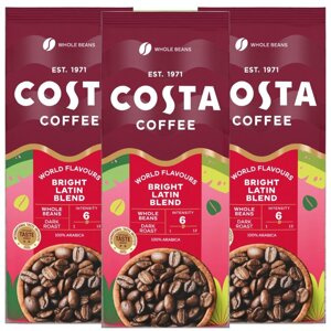 ZESTAW - Kawa ziarnista Costa Coffee Bright Blend 3x500g