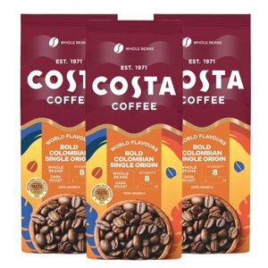 ZESTAW - Kawa ziarnista Costa Coffee Colombian Roast 3x500g