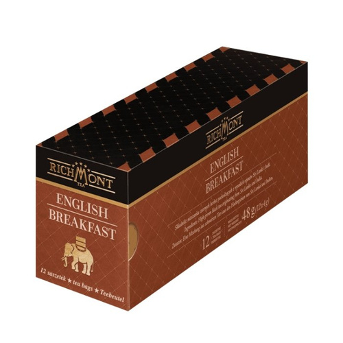 OUTLET - Czarna herbata Richmont English Breakfast 12x4g - opinie w konesso.pl