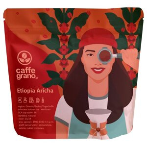 Kawa ziarnista Caffe Grano Etiopia Aricha FILTR 250g - opinie w konesso.pl