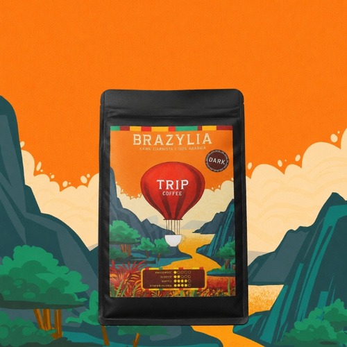 Kawa ziarnista Trip Coffee Brazylia DARK 250g