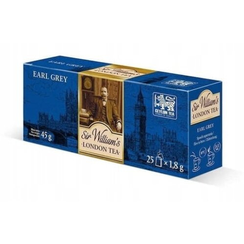 Czarna herbata Sir Williams London Tea Earl Grey 25x2g