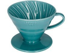 Ceramiczny Drip Hario V60-02 - Turkusowy - opinie w konesso.pl