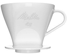 Porcelanowy Drip Melitta 102 - biały - opinie w konesso.pl