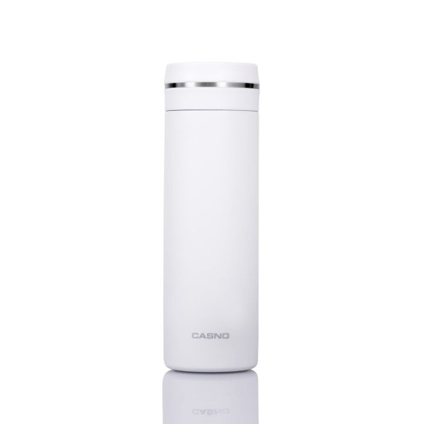 Butelka termiczna Casno La Plata Peak Biała - 450 ml