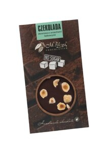 Czekolada deserowa bez cukru M.Pelczar Chocolatier z orzechami laskowymi 45g - opinie w konesso.pl