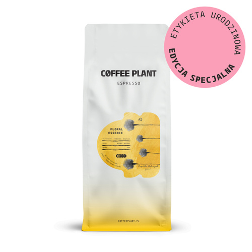 Kawa ziarnista COFFEE PLANT Espresso Floral Essence JASNO PROJEKTY 1kg - opinie w konesso.pl