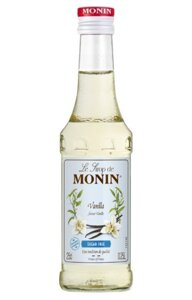 Syrop VANILLA SUGAR FREE MONIN -  syrop bezcukrowy waniliowy 0,25 L - opinie w konesso.pl