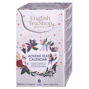 Kalendarz adwentowy z herbatą English Tea Shop 25x1,5g - Biały - NIEDOSTĘPNY - opinie w konesso.pl