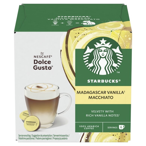 Kapsułki Nescafé Dolce Gusto STARBUCKS® Vanilla Macchiato 12 sztuk