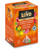 Herbata owocowa Loyd Rooibos & Manuka z maliną i żurawiną 20x2g