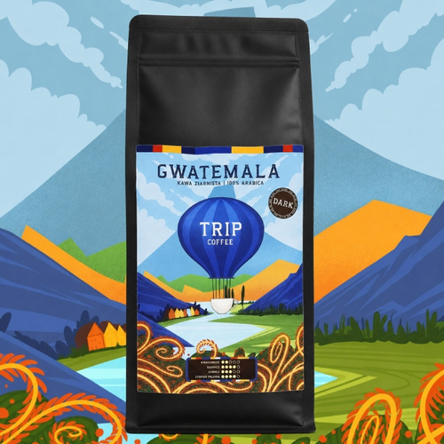 Kawa ziarnista Trip Coffee Gwatemala DARK 1kg