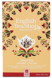 Biała herbata English Tea Shop White Tea Lychee Cocoa 20x2g