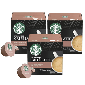 Kapsułki Nescafé Dolce Gusto STARBUCKS® Caffe Latte 3x12 sztuk