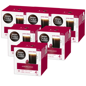 ZESTAW - Kapsułki Nescafé Dolce Gusto Americano 6x16 sztuk