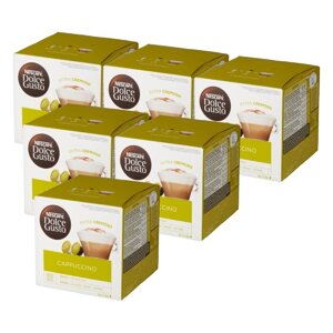 ZESTAW - Kapsułki Nescafé Dolce Gusto Cappuccino 6x16 sztuk