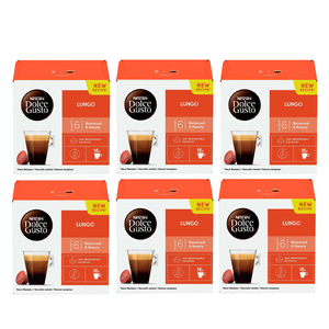 ZESTAW - Kapsułki Nescafé Dolce Gusto Lungo  6x16 sztuk