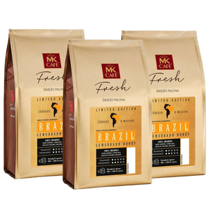 ZESTAW - Kawa ziarnista MK Cafe Fresh Brazil Cemorrado Honey 3x1kg