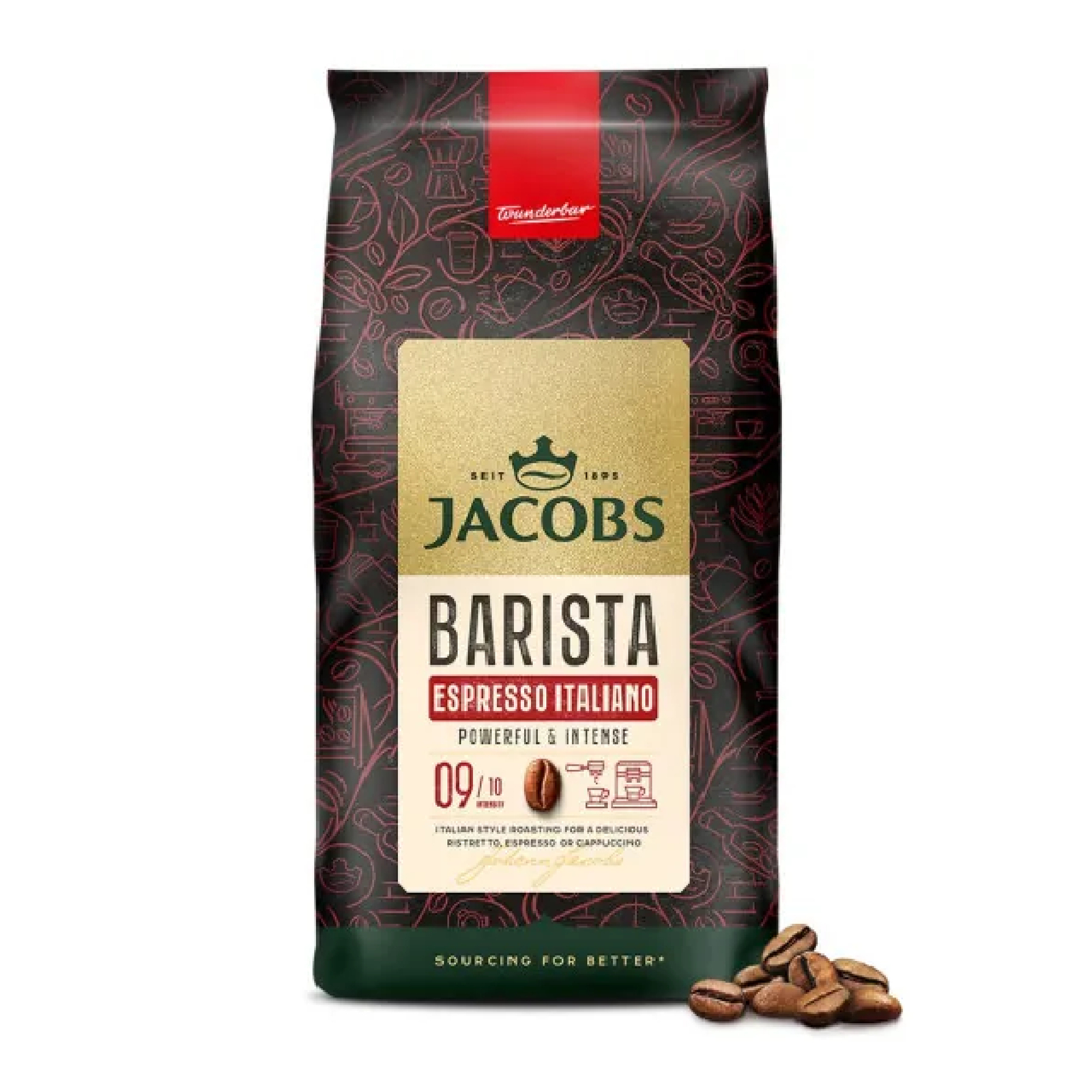 ZESTAW Kawa Ziarnista Jacobs Barista Editions Espresso Italiano 1kg