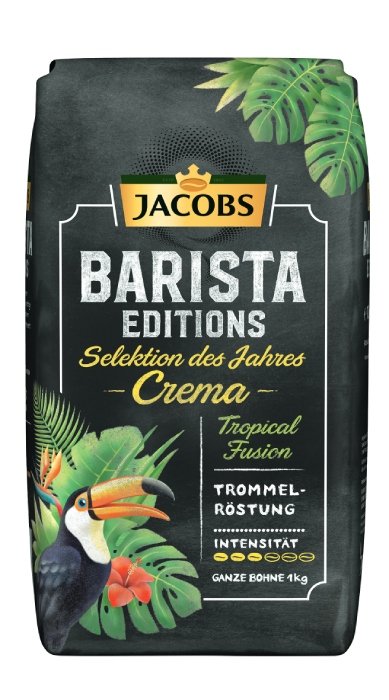 Barista Kawa Fusion Editions Tropical ziarnista Jacobs 1kg
