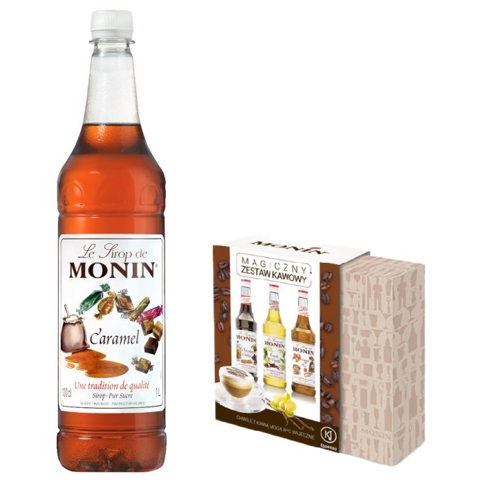 Zestaw Syrop Monin 1l Karmelowy Zestaw Syropów 3x50 Ml Konesso Pl